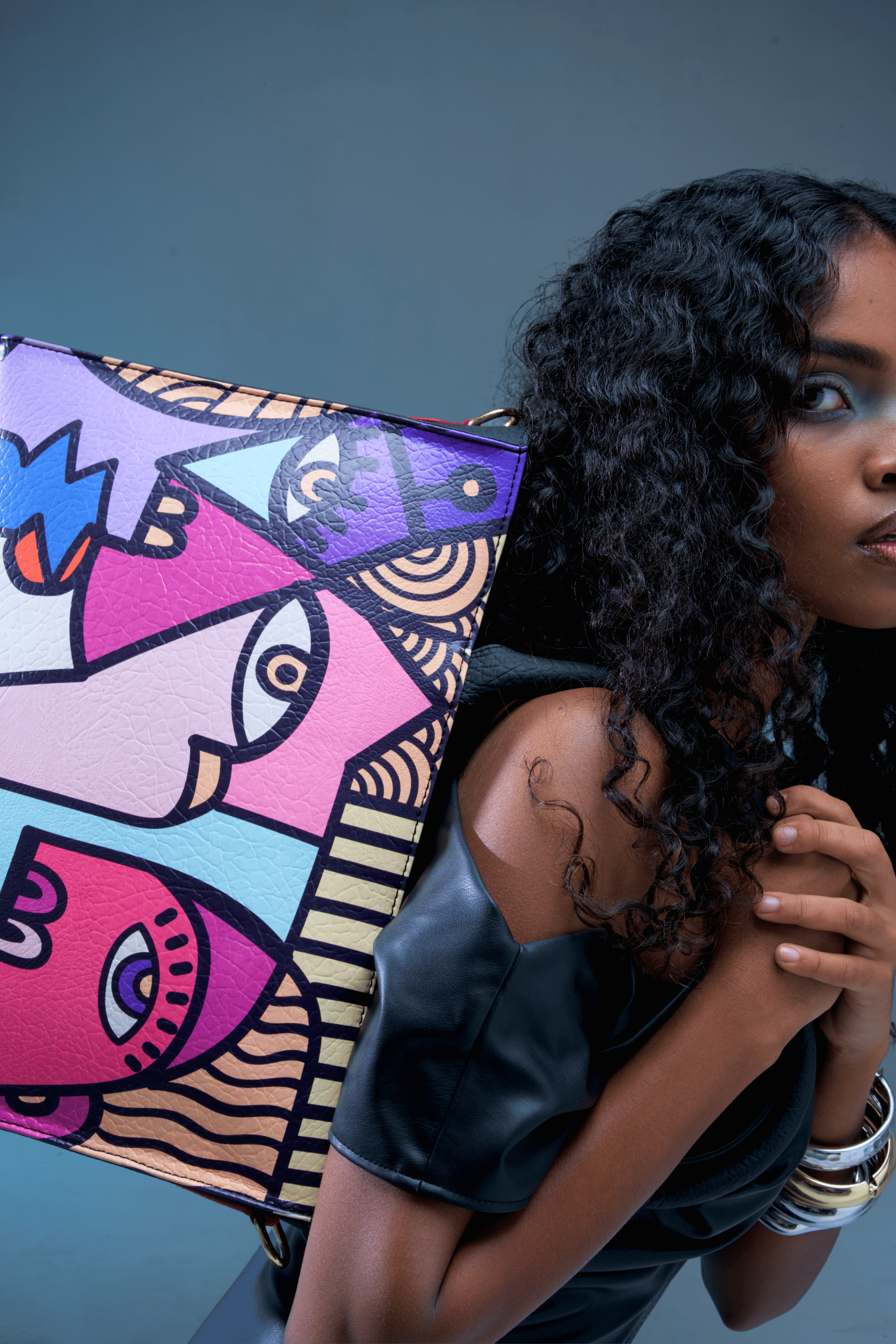 Fetti Faces Pink Tote Bag - Fetti