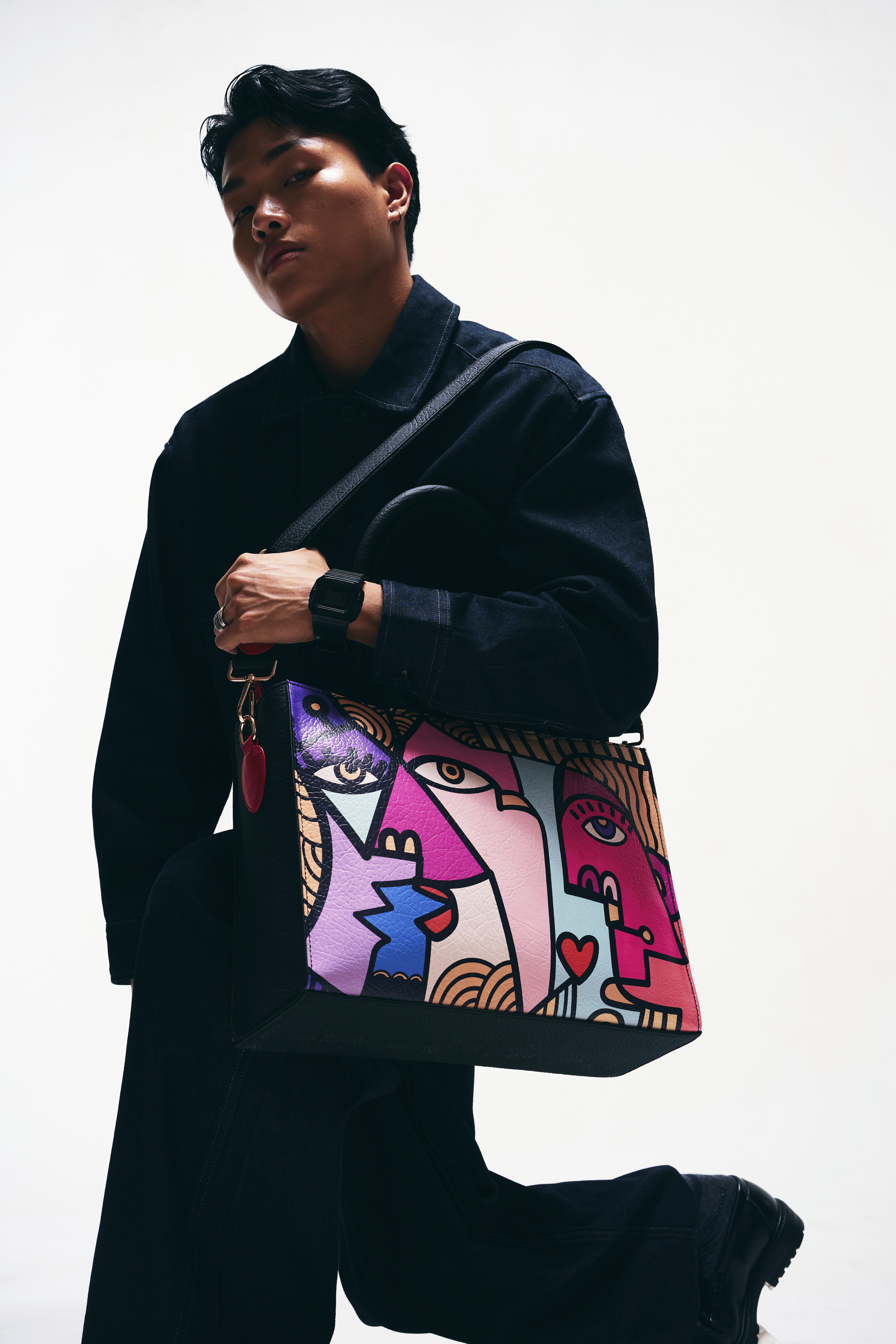 Fetti Faces Pink Tote Bag - Fetti