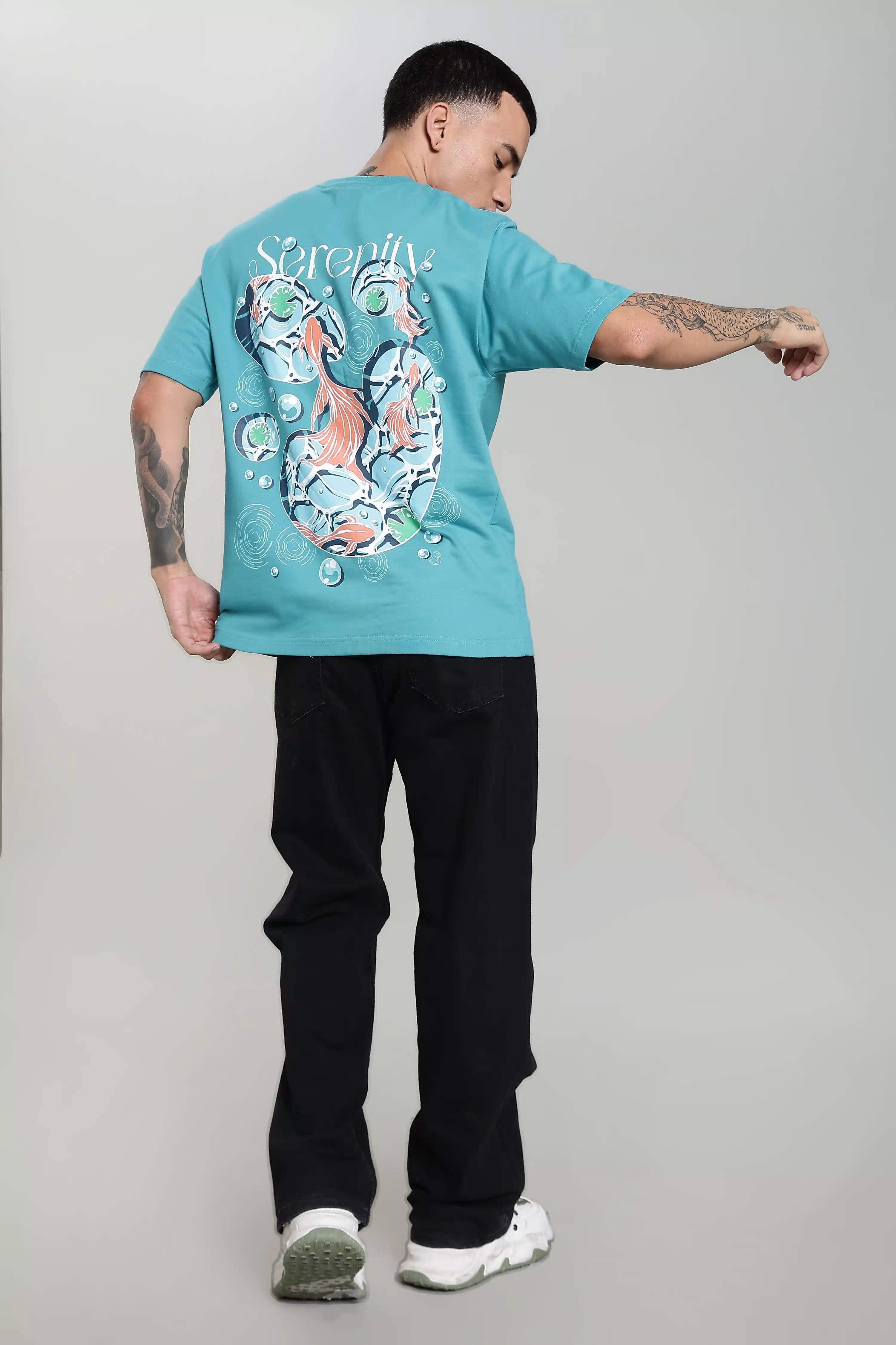Teal Fish T-shirt