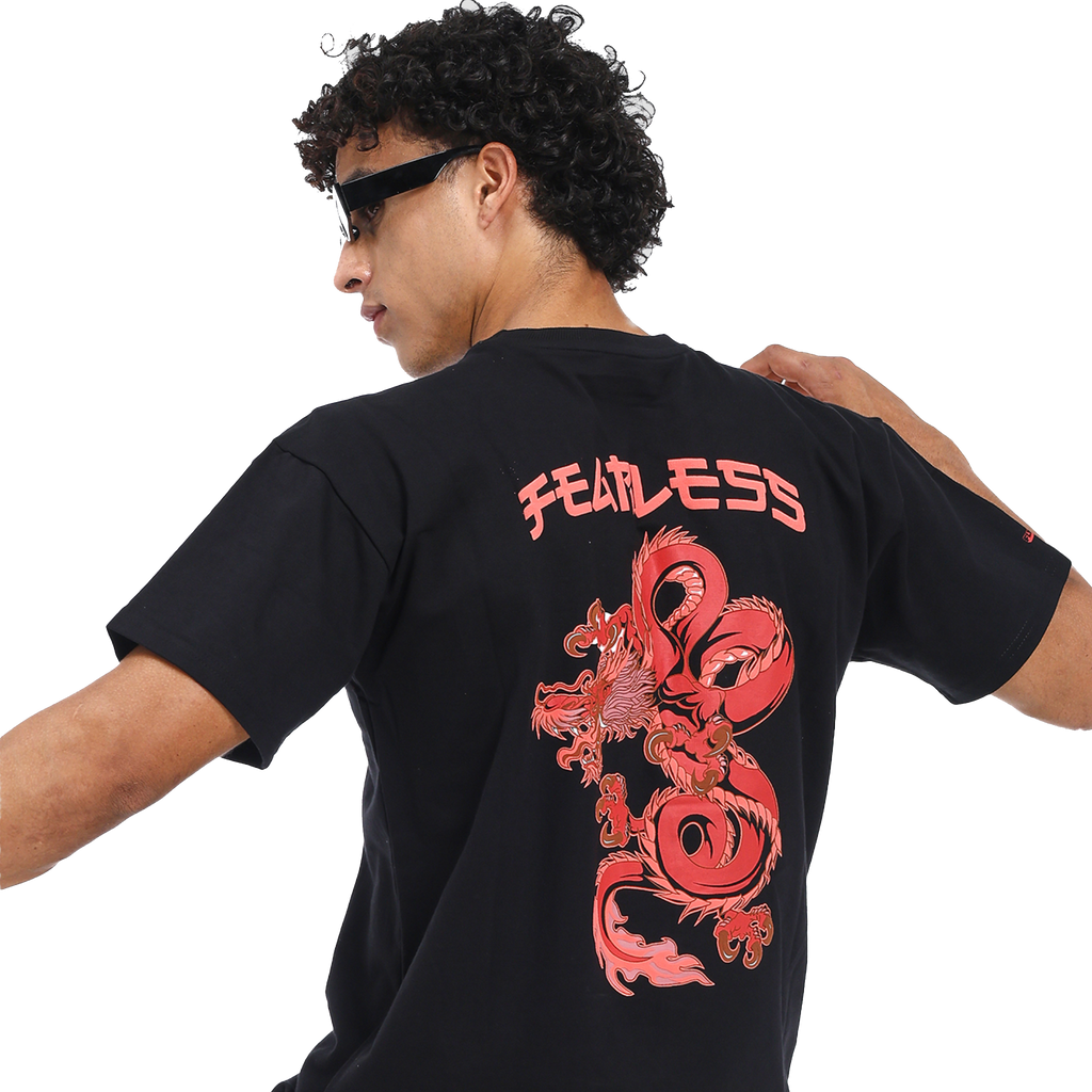 Fearless dragon puff t-shirt