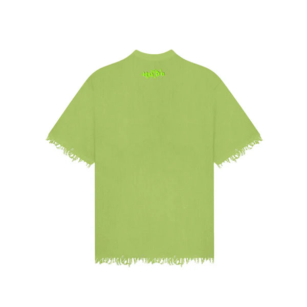 Drip Project Green Washed Denim Twill Tshirt