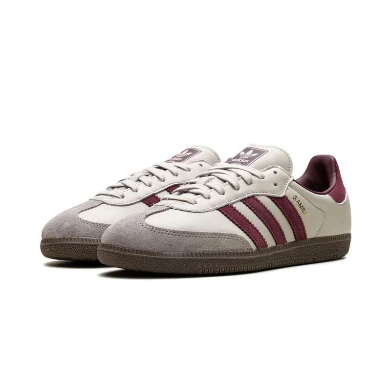 adidas Samba OG Putty Grey Maroon