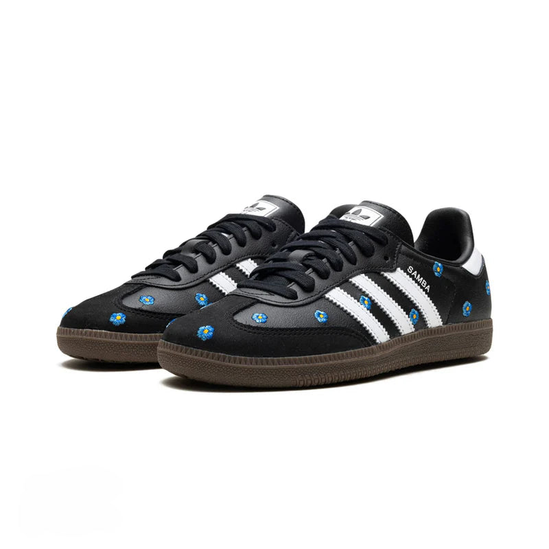 adidas Samba Light Blue Floral Core Black (W)