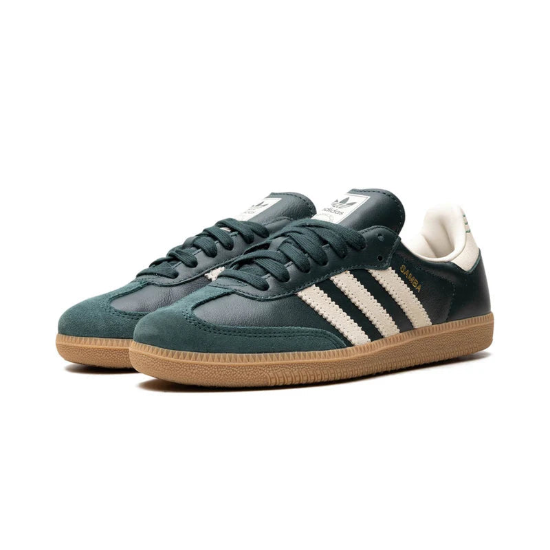 adidas Samba OG Shadow Green Cream White Gold Metallic