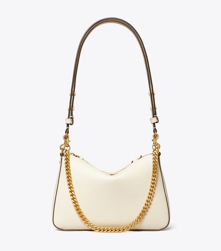 Tory Burch Small Perry Shoulder Bag Warm White