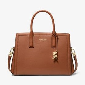 Michael Kors Laila Medium Leather Satchel Luggage