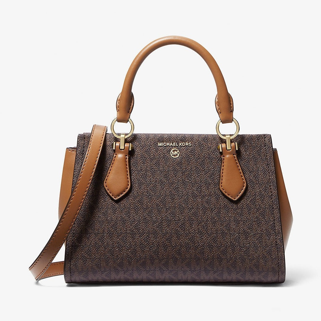 Michael Kors Marilyn Small Logo Crossbody Bag Brn-Acorn