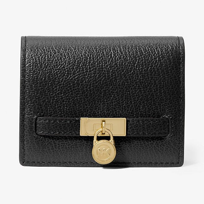 Michael Kors Hamilton Moderne Small Leather Wallet Black