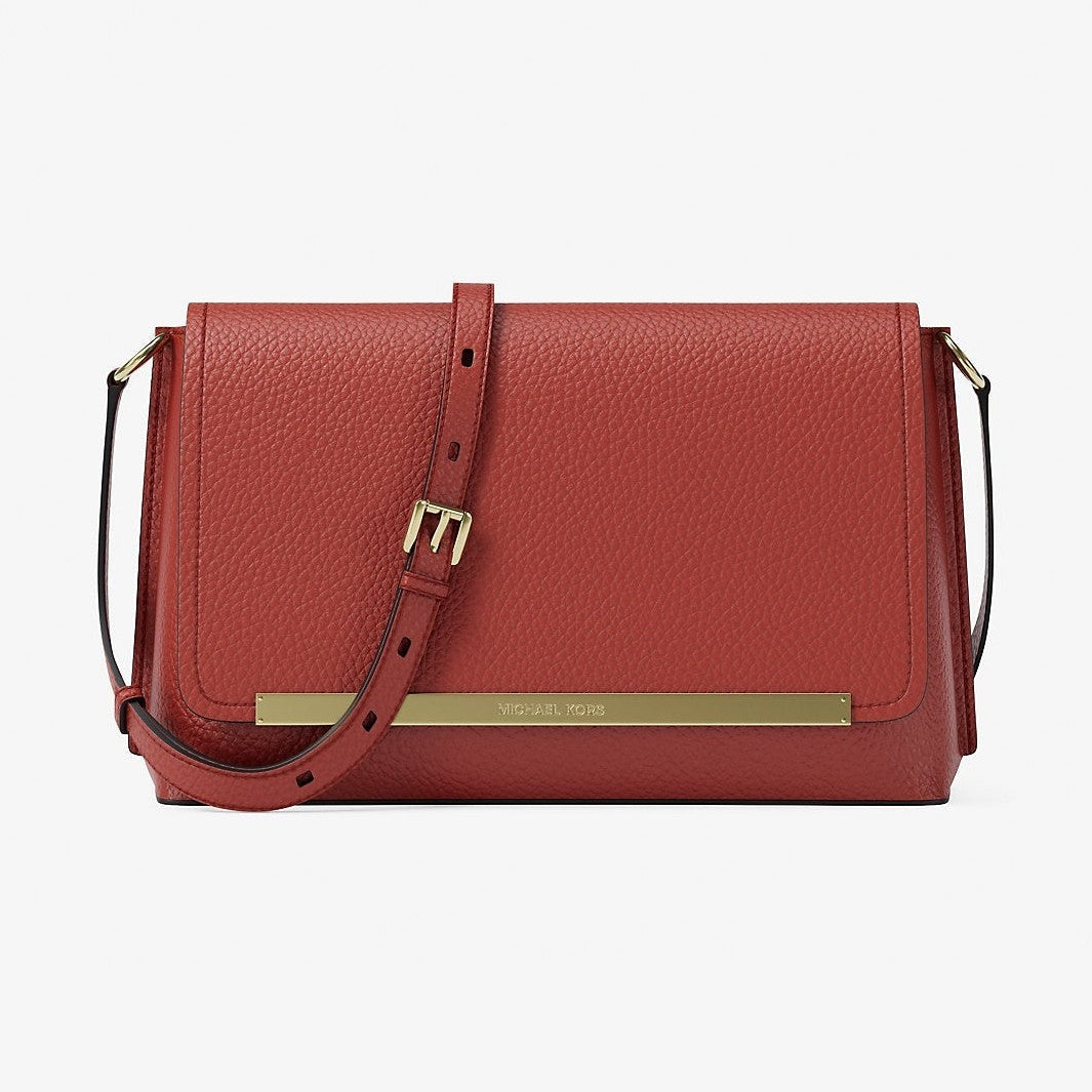 Michael Kors Evelyn Medium Crossbody Bag Crimson