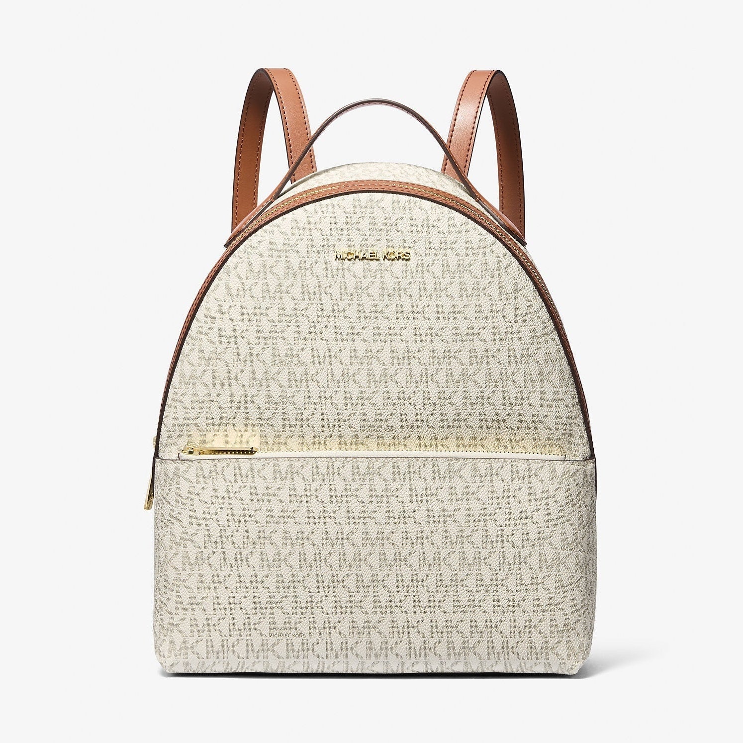 Michael Kors Sheila Medium Logo Backpack Vanilla