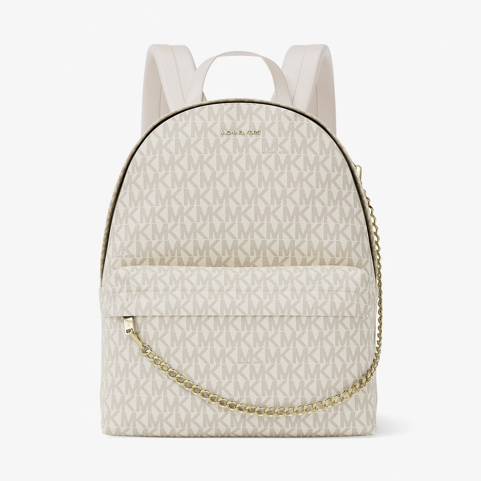 Michael Kors Slater Large Signature Logo Backpack Lt Crm Multi