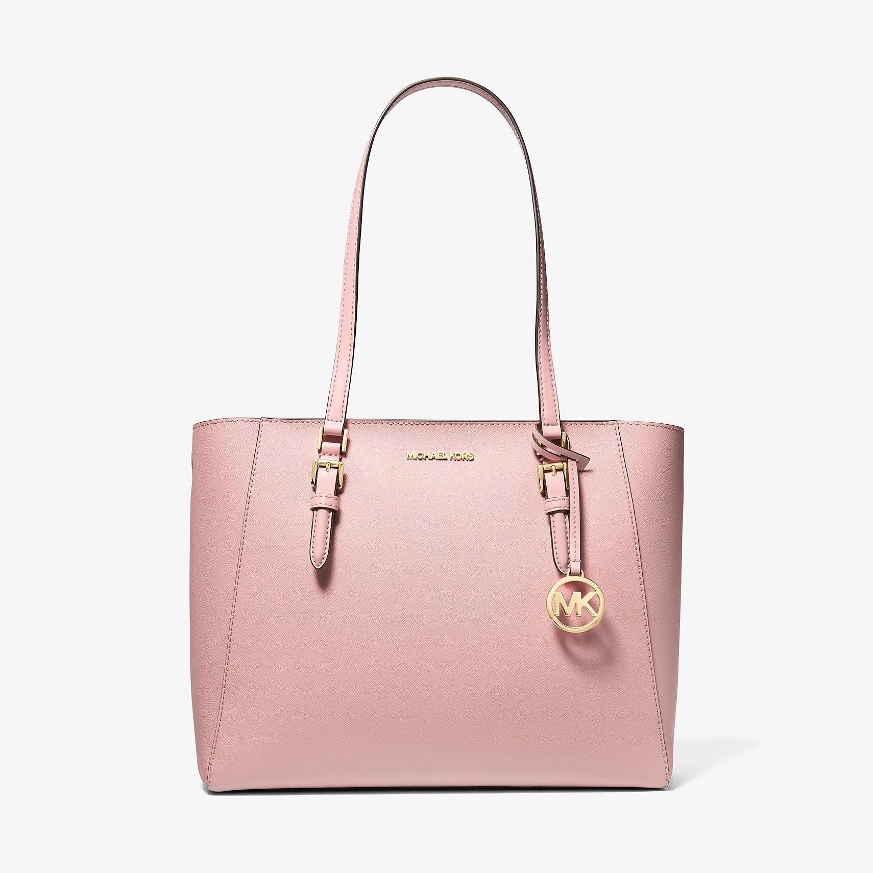 Michael Kors Charlotte Large Saffiano Leather 3-in-1 Tote Bag Powder Blush