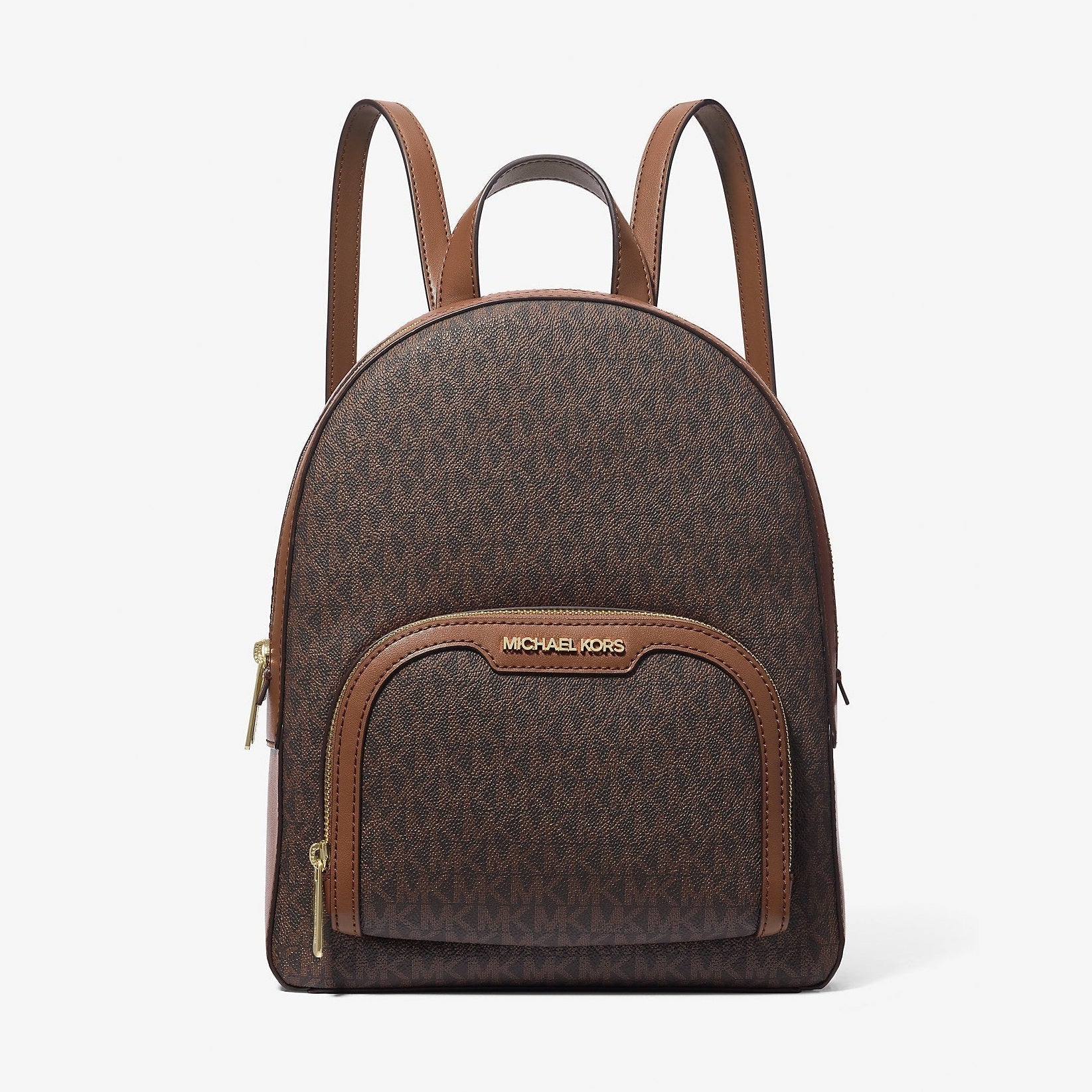 Michael Kors Jaycee Medium Logo Backpack Brown