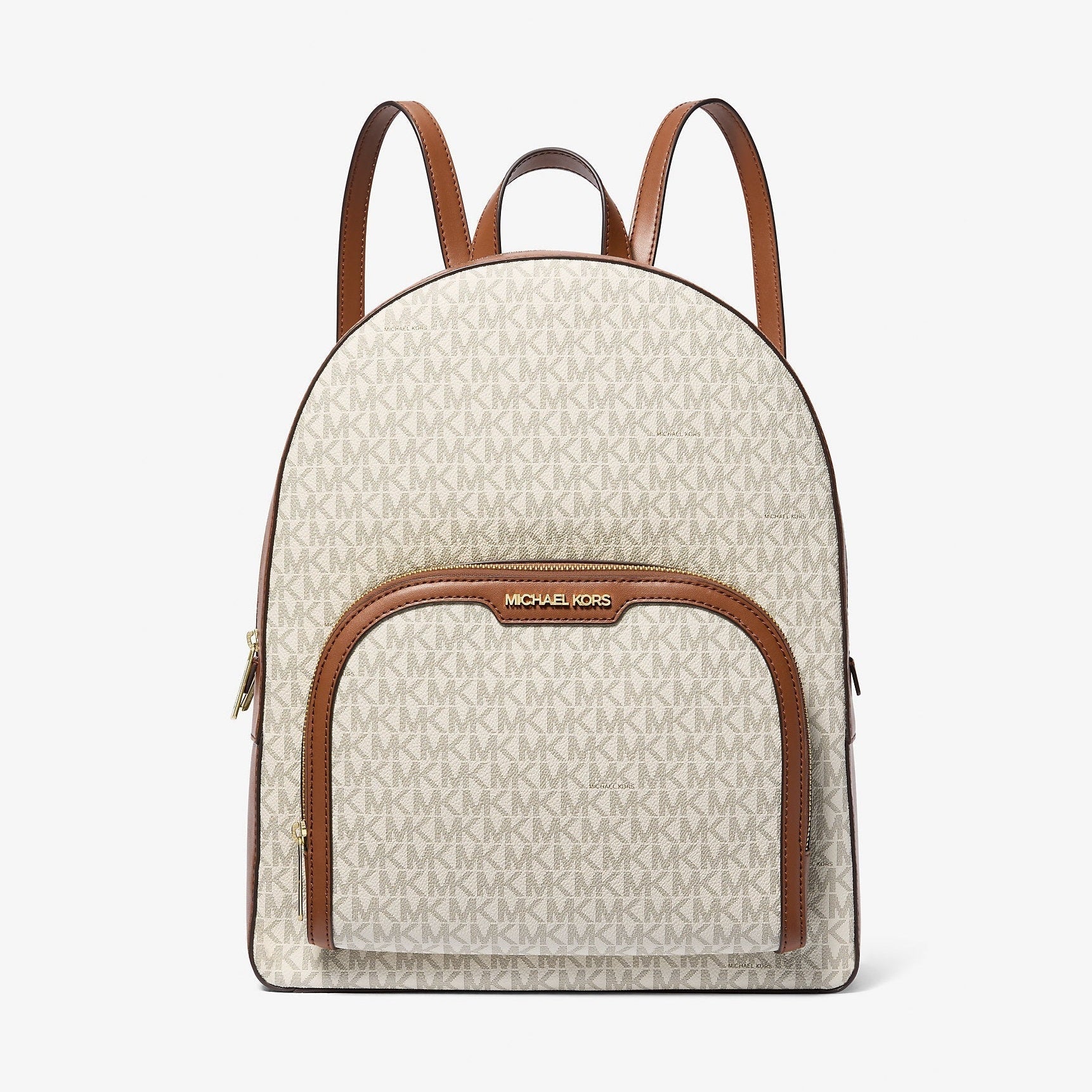 Michael Kors Jaycee Large Logo Backpack Vanilla