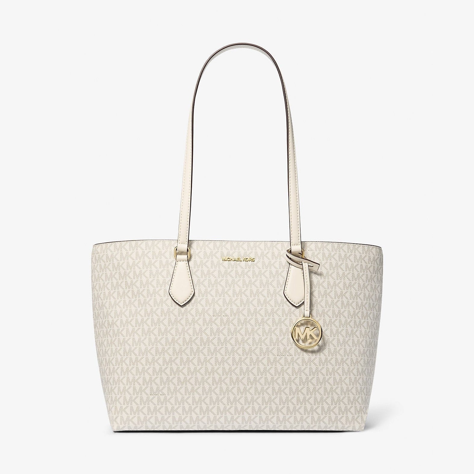 Michael Kors Sheila Large Signature Logo Tote Bag Lt Crm Multi