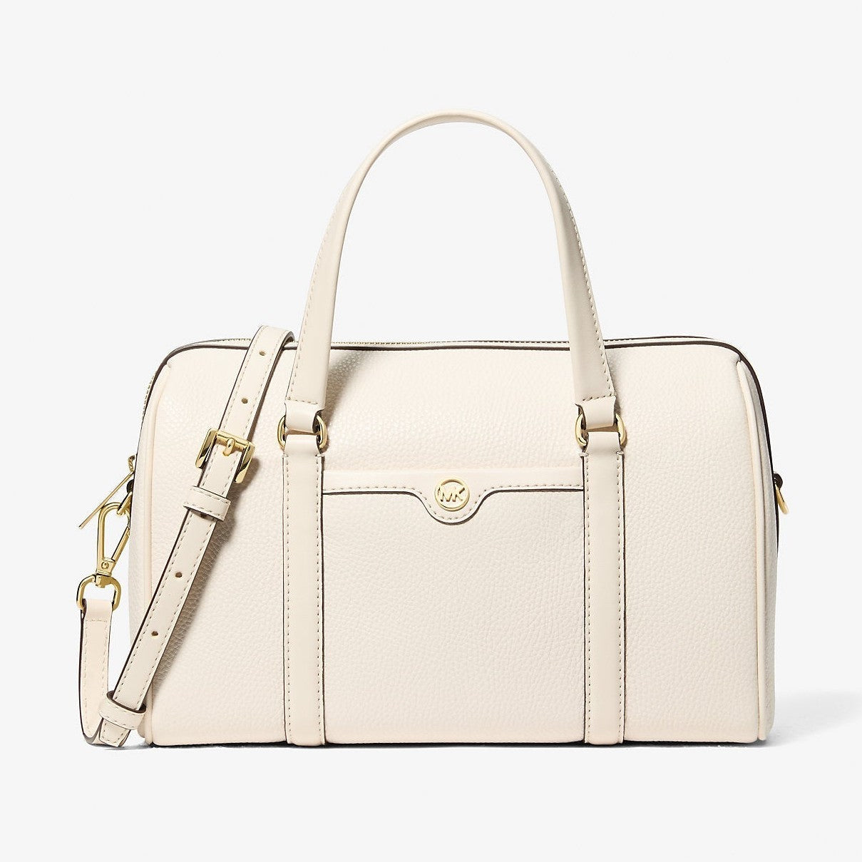 Michael Kors Jet Set Medium Satchel Lt Cream