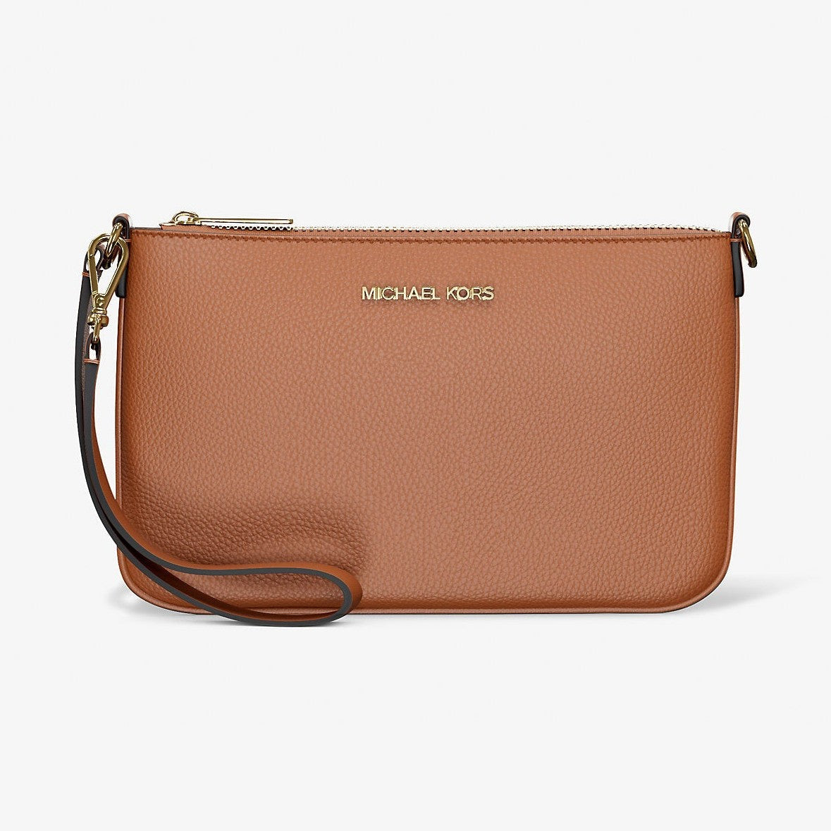 Michael Kors Jet Set Small Pebbled Leather Convertible Wristlet Luggage