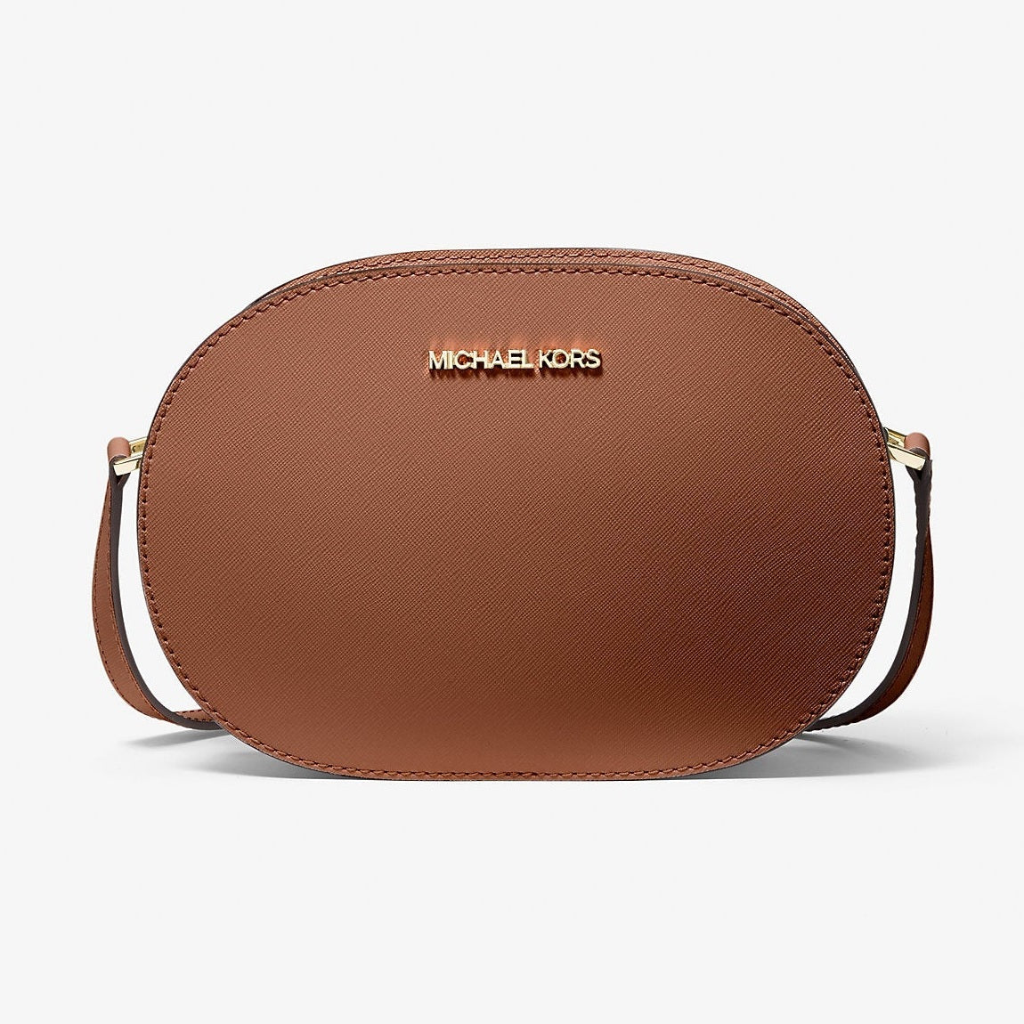 Michael Kors Jet Set Travel Medium Saffiano Leather Crossbody Bag Luggage