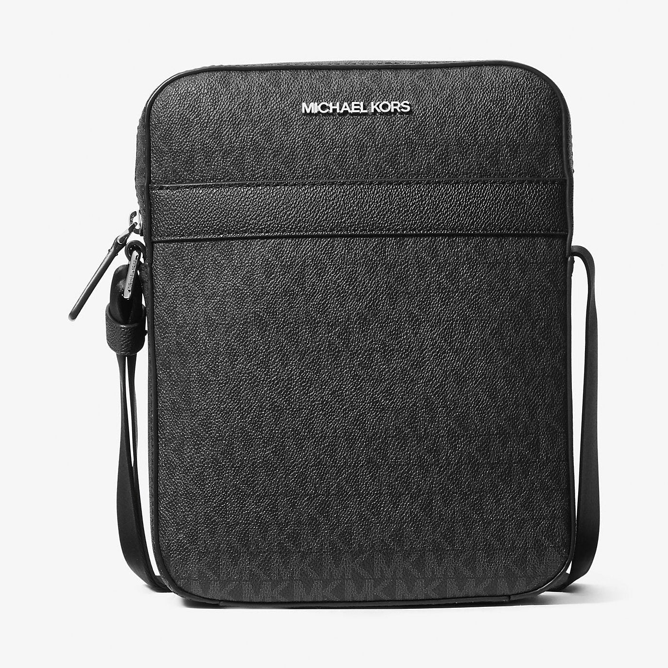 Michael Kors Cooper Signature Logo Flight Bag Black
