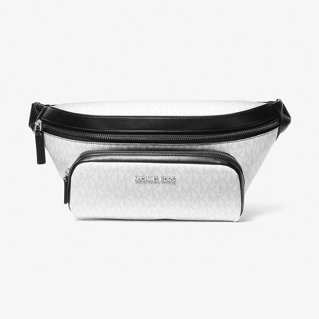 Michael Kors Cooper Logo Belt Bag Bright Wht