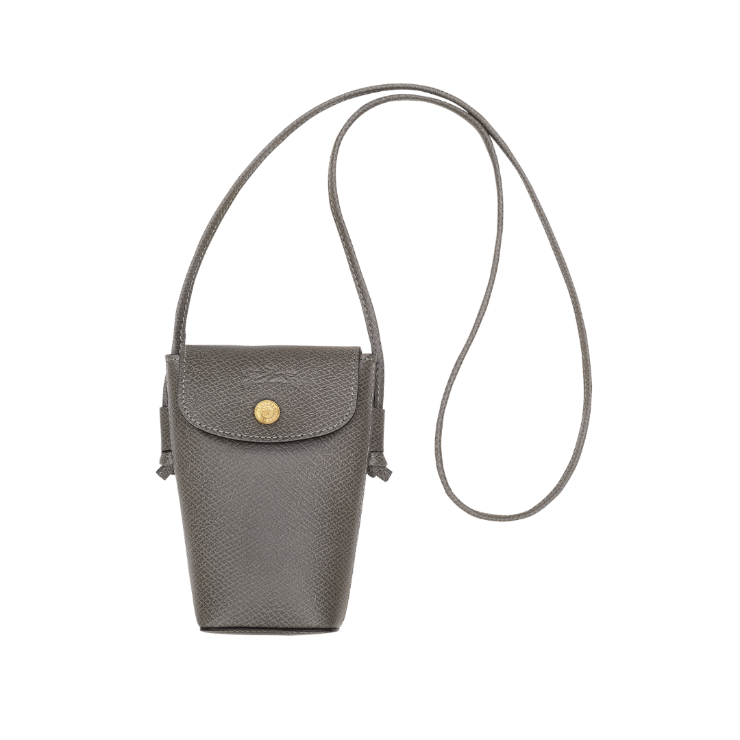LONGCHAMP Épure Phone case with leather lace
