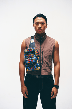 Kosmic Immersion Sling Bag - Noir Men - Fetti