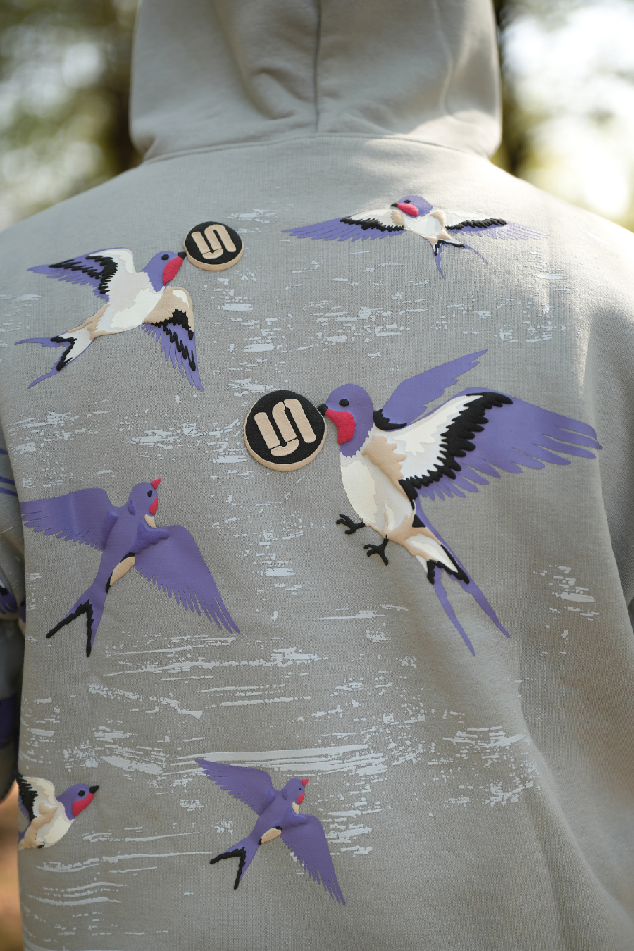 RISE ABOVE GREYWINGS HOODIE