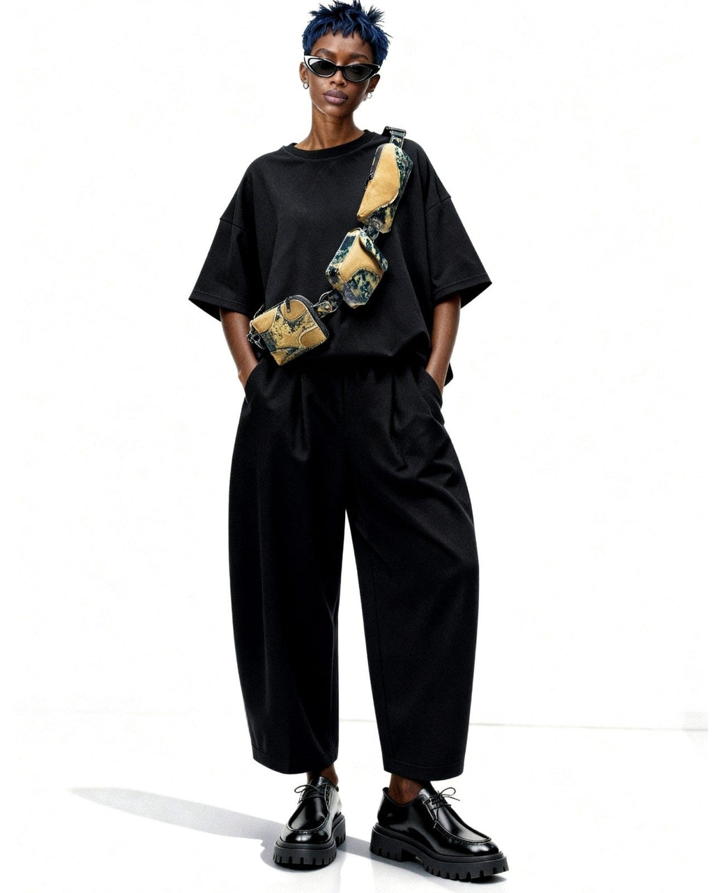 Muddled Cargo Crossbody Belt - Oxidized Olive - Fetti