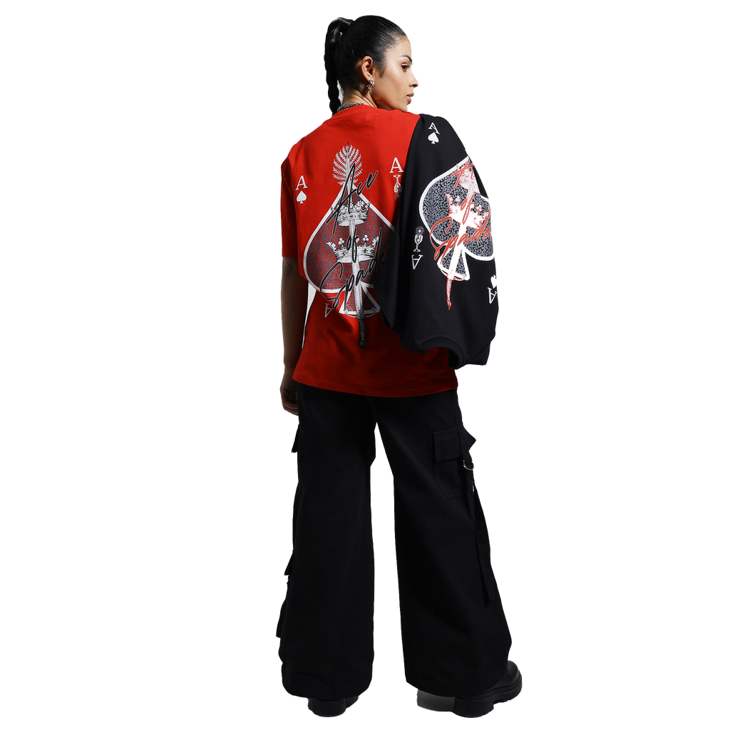 ACE OF SPADES T-SHIRT - RED
