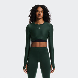 Train Long Sleeve Crop - Womens