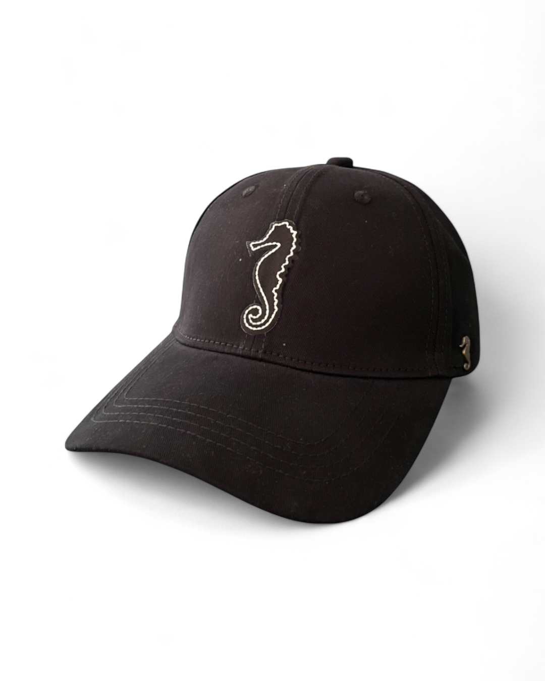 seahorse black Baseball Cap for Men and Women