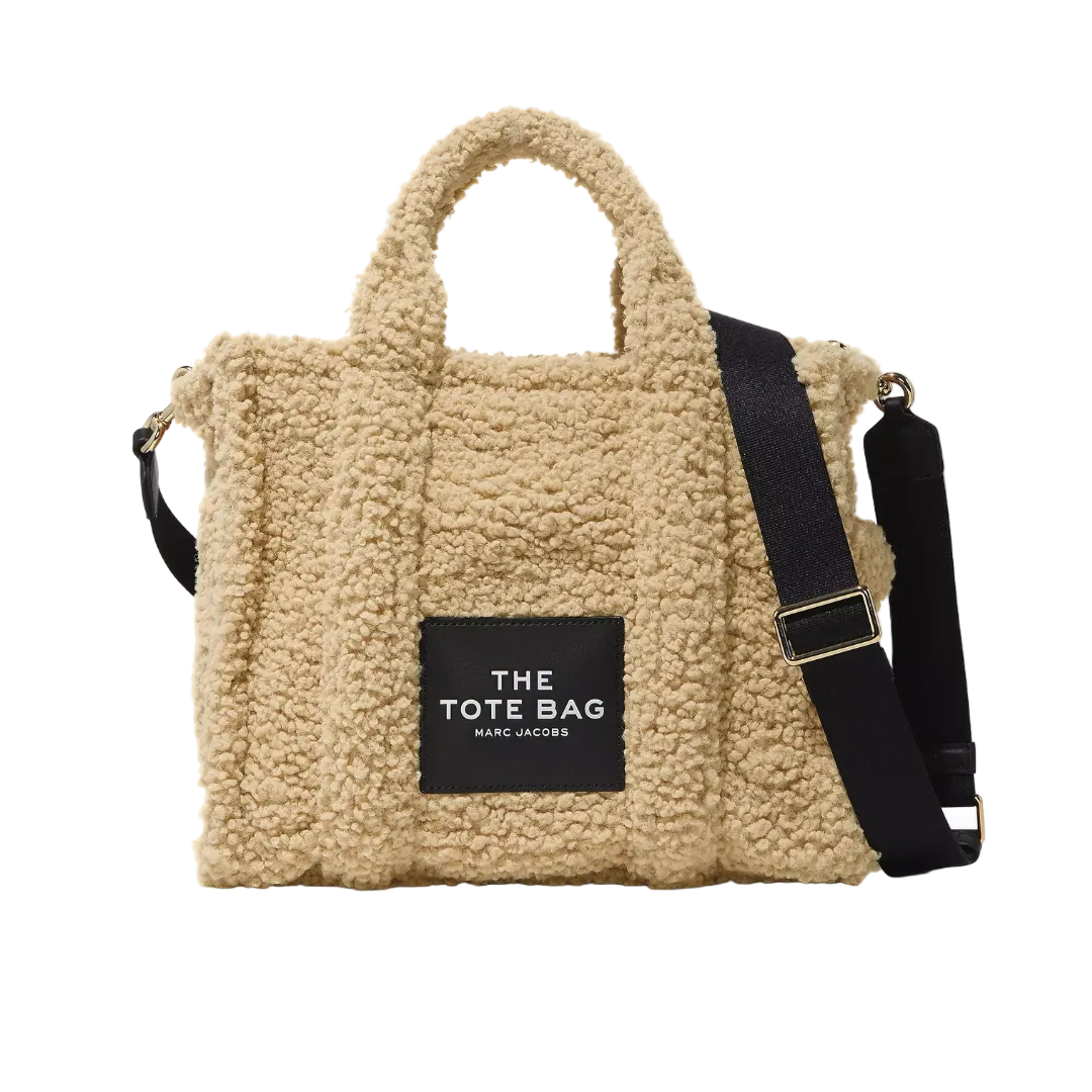 Marc Jacobs The Teddy Medium Tote Bag beige