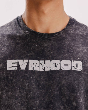 Retro Wash - Black - Evrhood oversized acid wash t-shirt