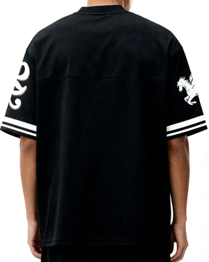 Winged Authority - Evrhood oversized graphic t-shirt on model