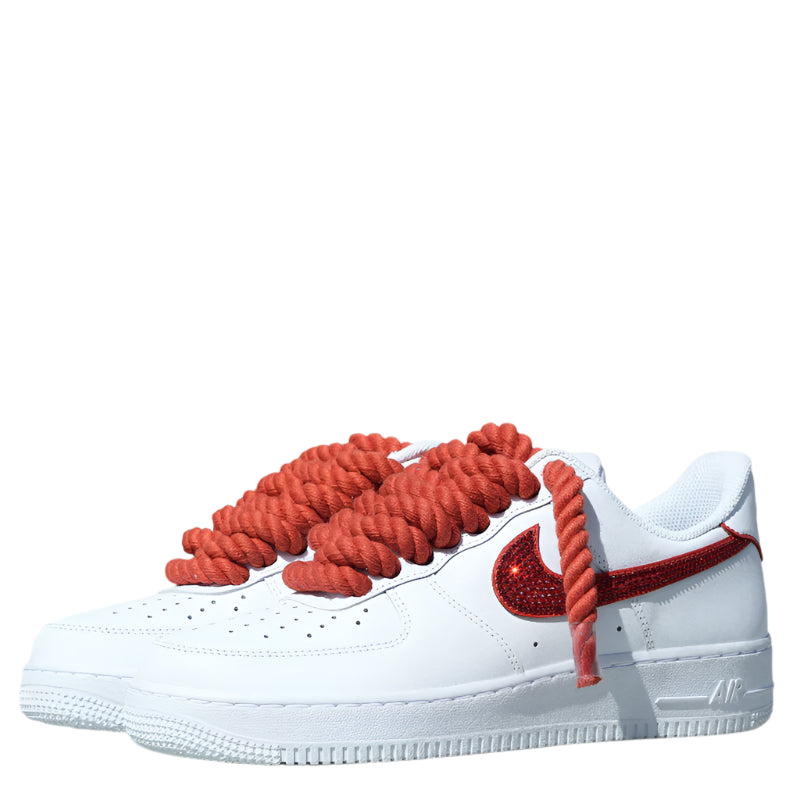 Nike Air Force 1 Low RED CRYSTAL SWOOSH V2RL