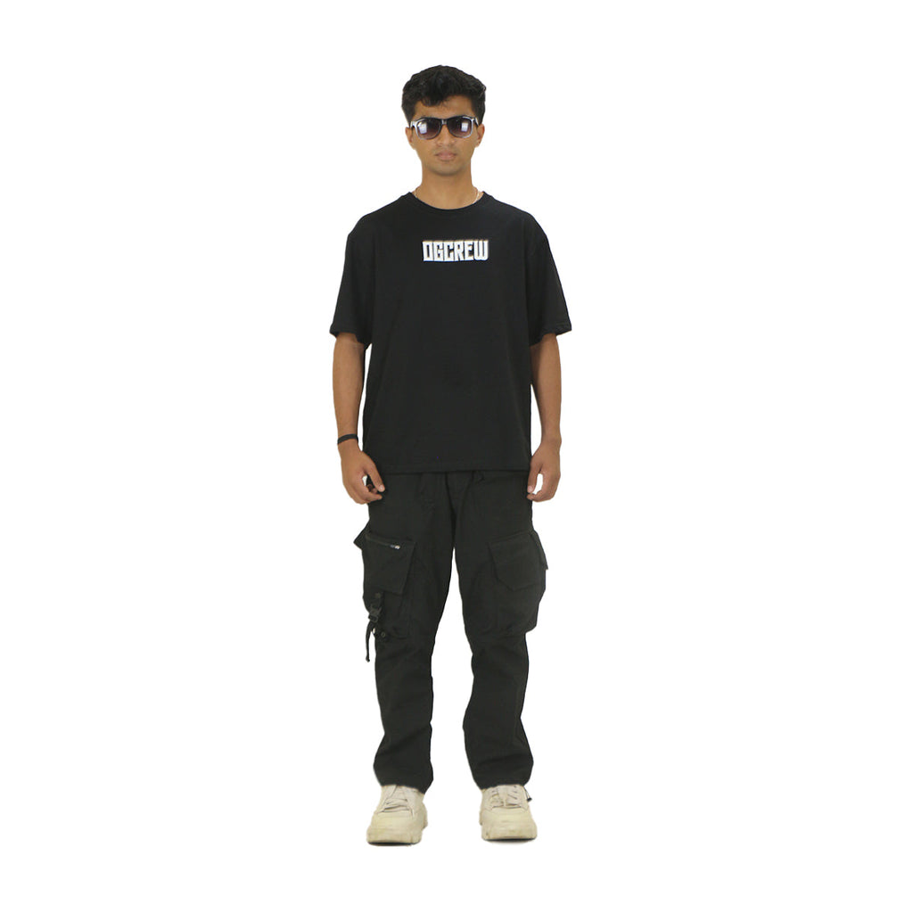 BLACK NO TIME FOR ROMANCE T-SHIRT