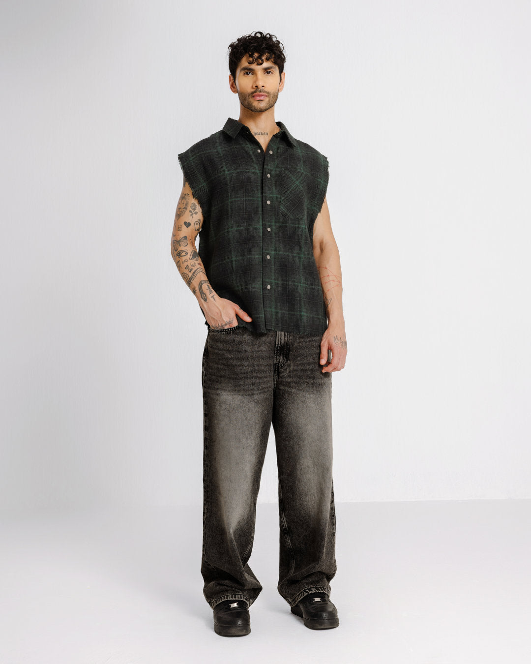 Shredded Checks - Forest Grid