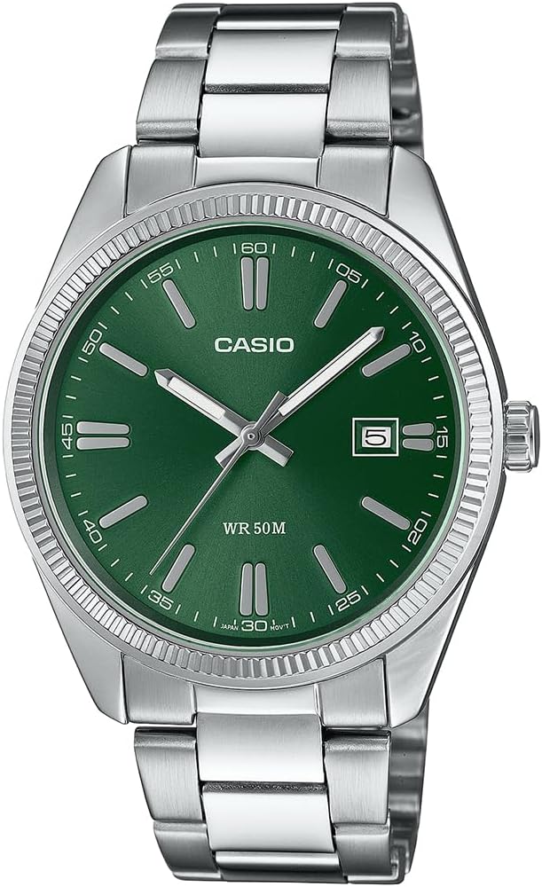 Casio Enticer Men Analog Green Dial Men Mtp-1302pd-3avef