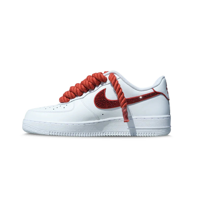 Nike Air Force 1 Low RED CRYSTAL SWOOSH V2RL