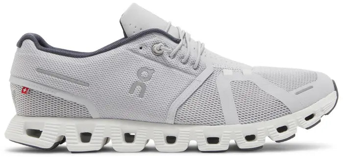On Running Cloud 5 Glacier Grey White