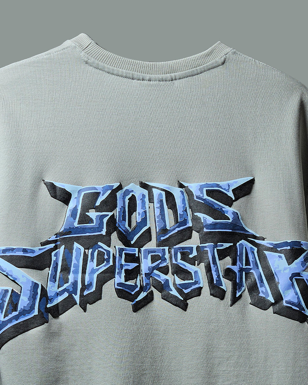 LIGHT GREY GODS SUPERSTAR T-SHIRT