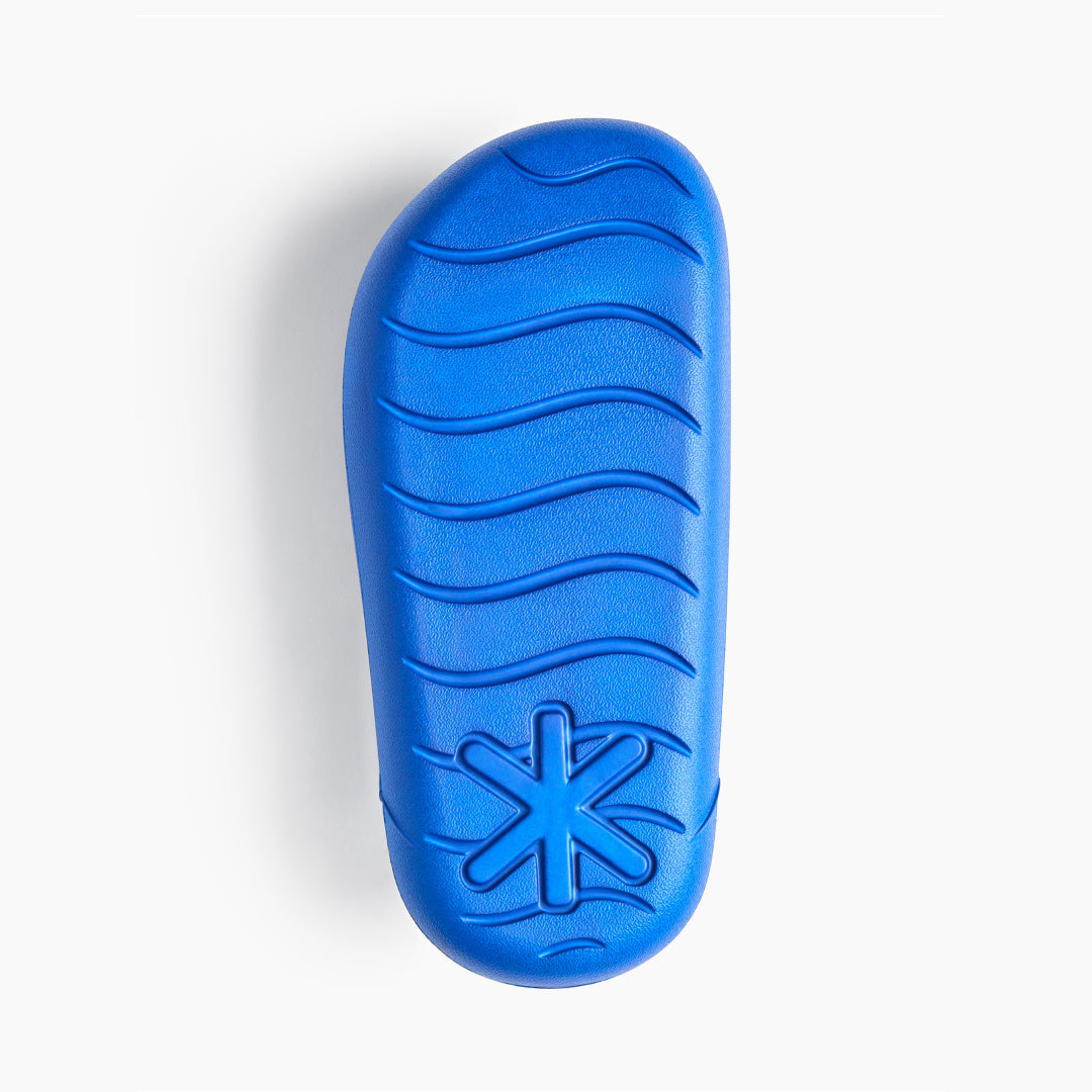 Stylish Jamun Blue Ludic Sliders designed for muscle recovery