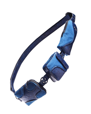 Muddled Cargo Crossbody Belt - Cracked Indigo - Fetti