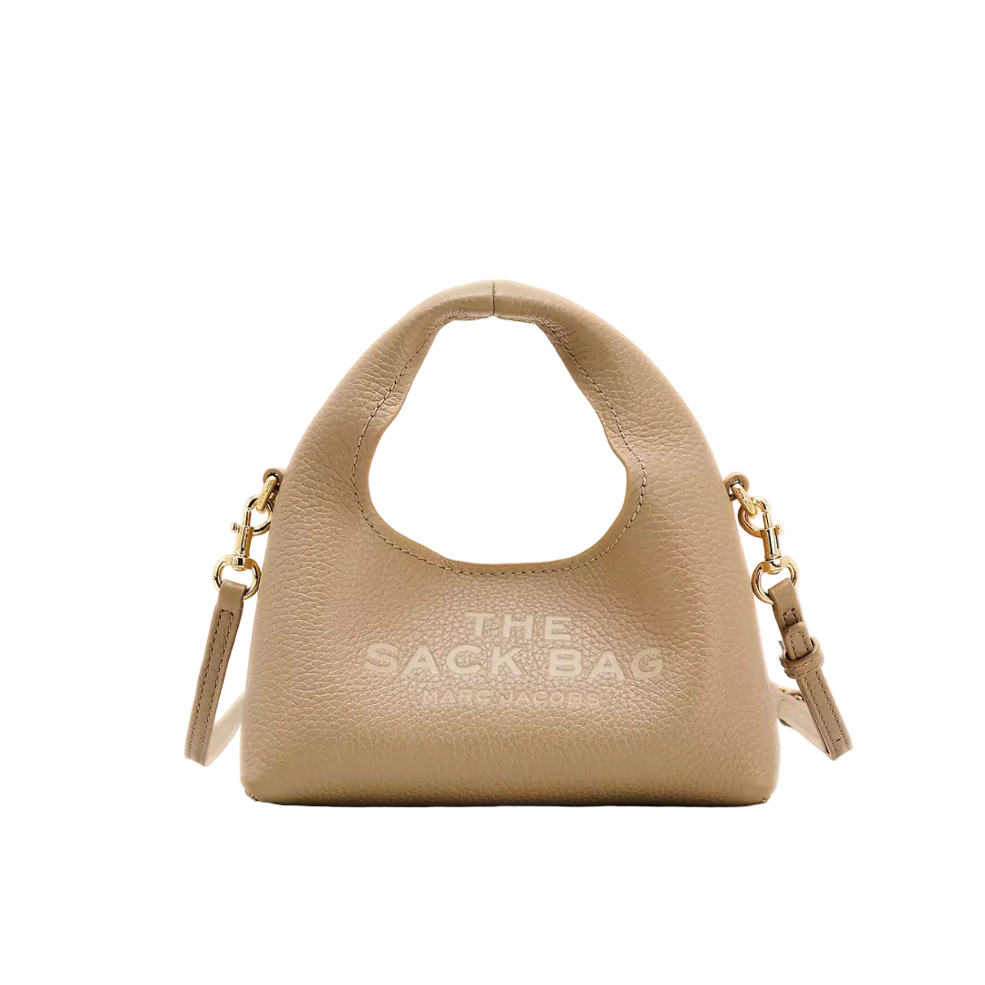 Marc Jacobs The Micro Crossbody Sack Bag camel