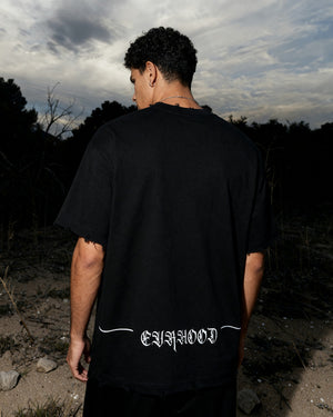 The Third Omen - Black - Evrhood oversized graphic t-shirt