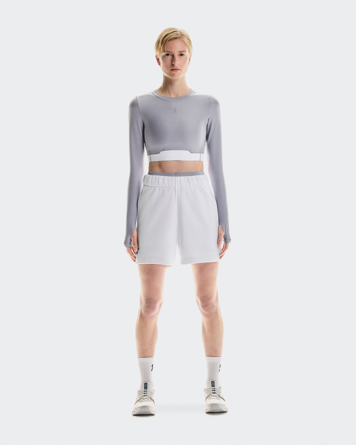 Train Long Sleeve Crop - Womens