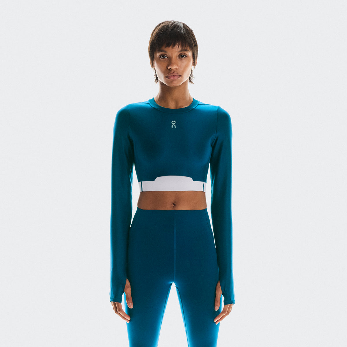 Train Long Sleeve Crop - Womens