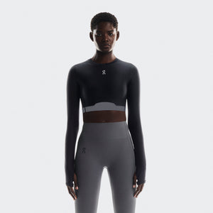 Train Long Sleeve Crop - Womens