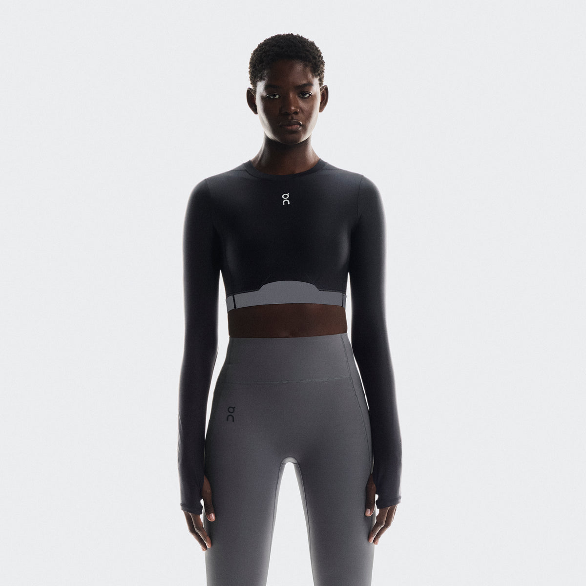 Train Long Sleeve Crop - Womens