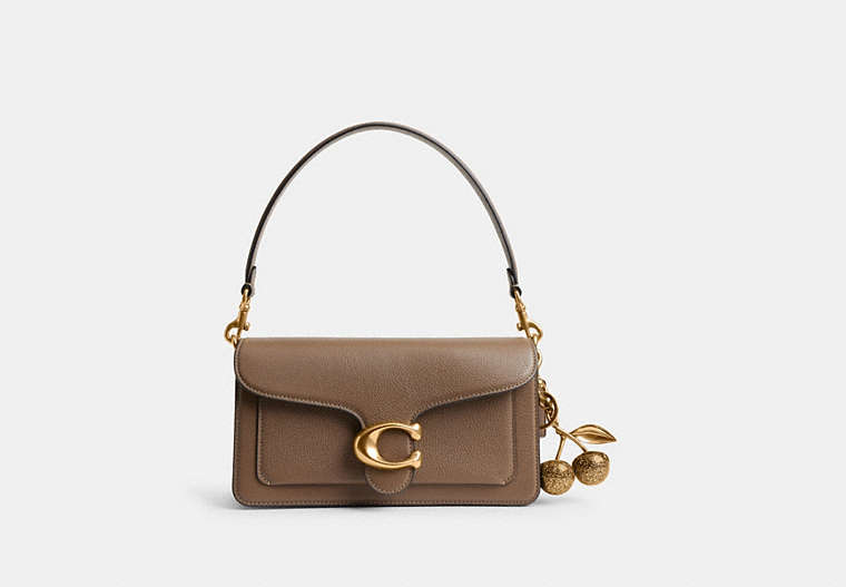 Cherry Bag Charm - Brass/Brass